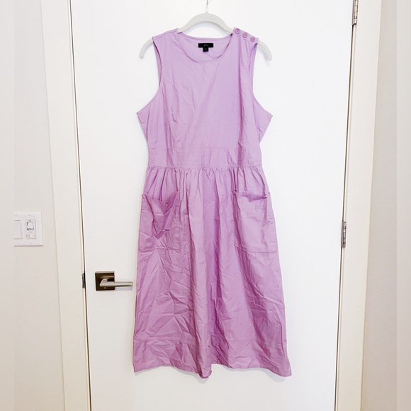 J. Crew Lilac Apron Dress - Picture 4 of 7